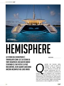 La storia di Hemisphere, il più grande catamarano a vela del mondo